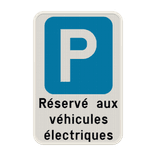 Panneau de parking – Véhicules électriques uniquement