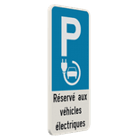 Panneau de parking pour véhicules électriques personnalisable - avec pictogramme