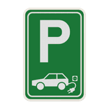 Panneau de parking – Borne de recharge pour voiture électrique