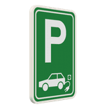 Panneau de parking – Borne de recharge pour voiture électrique