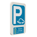 Panneau de parking personnalisable – Batterie rechargée, libérez la place