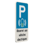Panneau de parking pour véhicules électriques personnalisable - avec pictogramme
