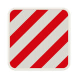 Panneau de démarcation réfléchissant pour signalisation temporaire
