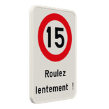 Panneau combiné - C43 - Roulez lentement