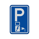Verkeersbord laadpaal RVV E08o oplaadpunt - reflecterend