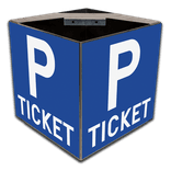 Ticketautomaat bord - 4D parkeerbord op paal