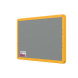 Verkeersbord rijdende afzetting + afstand - reflecterend