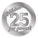 Verkeersbord - Zilveren Huwelijk