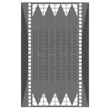 Verkeersplateau TS-MOD-1 modulair rubber - 2700x4000x75mm