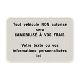 Panneau de texte 3:2 - Rectangulaire