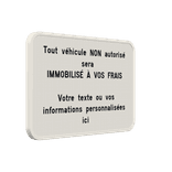 Panneau de texte 3:2 - Rectangulaire