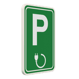 Panneau de parking – Borne de recharge pour voiture électrique