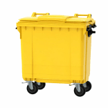 Conteneur à déchets 770 L en plastique – plusieurs couleurs
