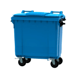 Conteneur à déchets 770 L en plastique – plusieurs couleurs