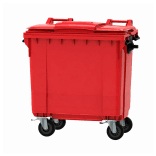 Conteneur poubelle extérieur 770L en PEHD – plusieurs coloris