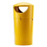 Buiten prullenbak TS-HOOD-100L rond, in 4 kleuren - 100 liter