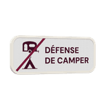 Panneau d'information 5:2 réfléchissant avec votre propre impression