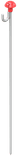 Halterung für Fangzaun – 1,20 m lang, Ø 14 mm