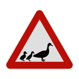 Panneau de signalisation - Attention les canards traversent