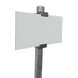 Support variable pour panneau plat