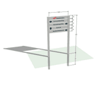 Informatiebord met verwijzingen - maximaal 7 panelen - reflecterend