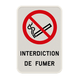 Panneau d'interdiction - Interdiction de fumer