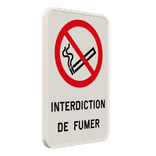Panneau d'interdiction - Interdiction de fumer