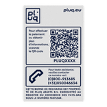 Eigendomssticker Pluq (FR) - 70x110mm - V2
