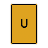 Verkehrszeichen 455.1-50 Umleitung ohne Pfeil