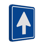 Verkeersbord RVV C03 - Eenrichtingsweg