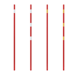 Schneestange Ø42x2000mm aus Kunststoff mit Reflexstreifen