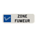 Panneau zone fumeur avec couvre-chant - plusieurs dimensions