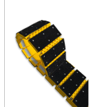 Ralentisseur en plastique jaune enroulable – 3 mètres