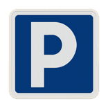 Panneau C1a – Lieu aménagé pour le stationnement
