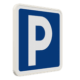 Panneau C1a – Lieu aménagé pour le stationnement