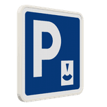 Panneau C1b – Stationnement gratuit à durée limitée avec contrôle par disque