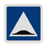 Panneau C27 – Surélévation de chaussée
