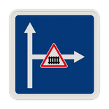 Panneau C24c – Conditions particulières de circulation sur une route ou une voie embranchée