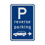 Verkeersbord reverse parking - reflecterend