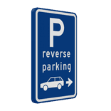 Verkeersbord reverse parking - reflecterend