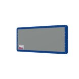 Straatnaambord 14 karakters 800x300 mm 2 regelig met pijl NEN 1772