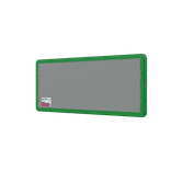 Straatnaambord groen 28 karakters 800x300 mm 2 regelig NEN 1772