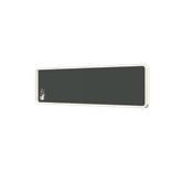 Schild Warenannahme weiß/schwarz - reflektierend