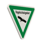 Verkehrsschild Vogelschutzgebiet, Piktogam Adler - reflektierend