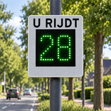 Snelheidsdisplay Sierzega GR36CL - multicolor met datacollectie