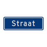 Straatnaambord 07 karakters 600x200 mm NEN 1772
