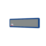 Straatnaambord 12 karakters 900x200 mm NEN 1772