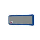 Straatnaambord 12 karakters 700x200 mm + huisnummers NEN 1772