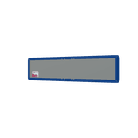 Straatnaambord 18 karakters 1000x200 mm + Huisnummers NEN 1772
