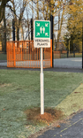 Bord verzamelplaats BHV met tekst verzamelplaats - reflecterend